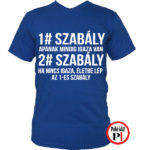 apa póló szabály kék