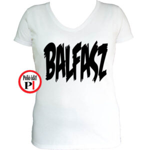 balfasz póló női fehér