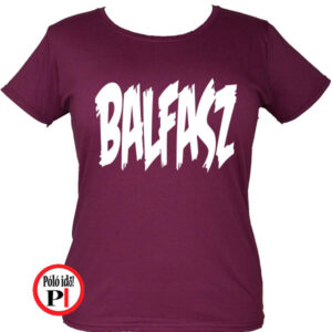 balfasz póló női burgundi