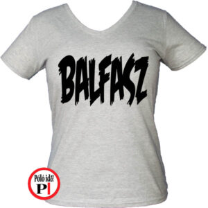 balfasz póló női szürke