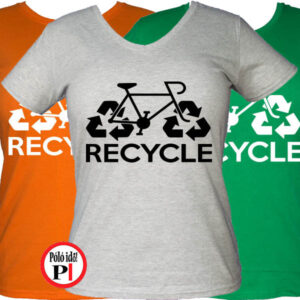 női recycle biciklis póló