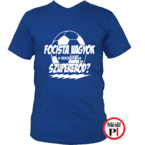 foci póló szupererő kék