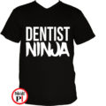 fogorvos póló ninja fekete