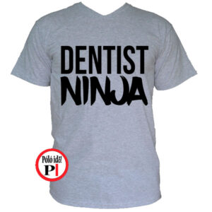 fogorvos póló ninja szürke
