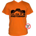 fotós póló photoshop narancs