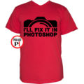 fotós póló photoshop piros
