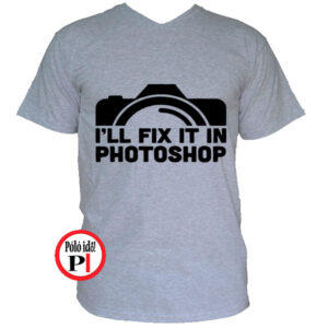 fotós póló photoshop szürke