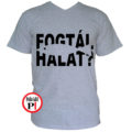 horgász póló fogtál halat szürke