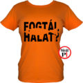 horgász póló fogtál halat női narancs