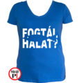 horgász póló fogtál halat női piros