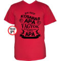 kosaras apa póló piros