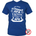 kosaras apa póló kék