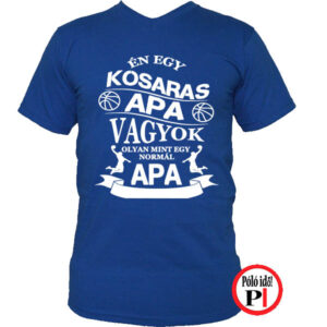 kosaras apa póló kék