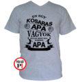 kosaras apa póló szürke