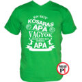 kosaras apa póló zöld