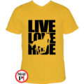 lovas póló live love ride citrom