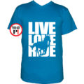 lovas póló live love ride vkék