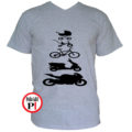 motor póló evolúció szürke