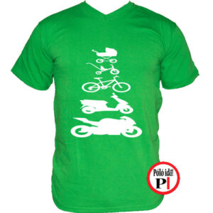 motor póló evolúció zöld