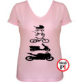 motor póló evolúció női pink