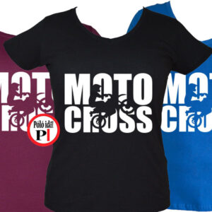 motor póló motocross női