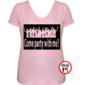 női party póló pink