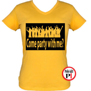 női party póló citrom