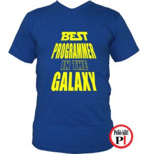 programozó póló star wars kék