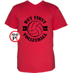férfi volleyball röplabda póló piros
