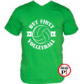 férfi volleyball röplabda póló zöld
