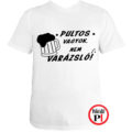 férfi varázsló pultos póló fehér