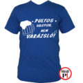 férfi varázsló pultos póló kék