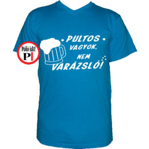 férfi varázsló pultos póló vkék