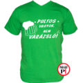 férfi varázsló pultos póló zöld