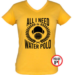női i need vizilabda póló citrom