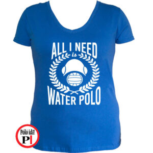 női i need vizilabda póló kék