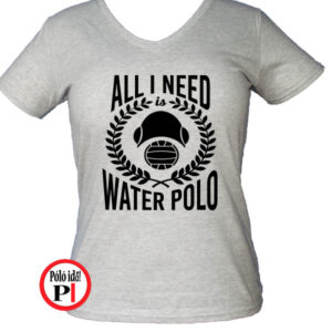 női i need vizilabda póló szürke