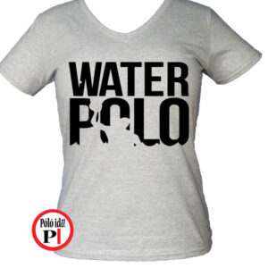 női water vizilabda póló szürke