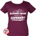 állatorvos póló szupererő női burgundi