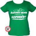 állatorvos póló szupererő női zöld