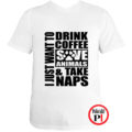 állatorvos póló take naps fehér