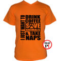 állatorvos póló take naps narancs