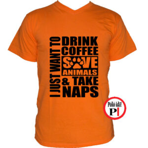 állatorvos póló take naps narancs