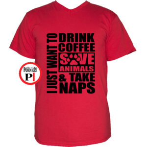 állatorvos póló take naps piros