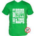 állatorvos póló take naps zöld
