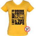 állatorvos póló take naps női citrom