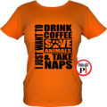 állatorvos póló take naps női narancs