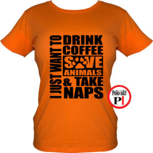 állatorvos póló take naps női narancs