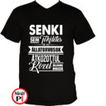 állatorvos póló tökéletes fekete