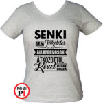 állatorvos póló tökéletes női szürke
